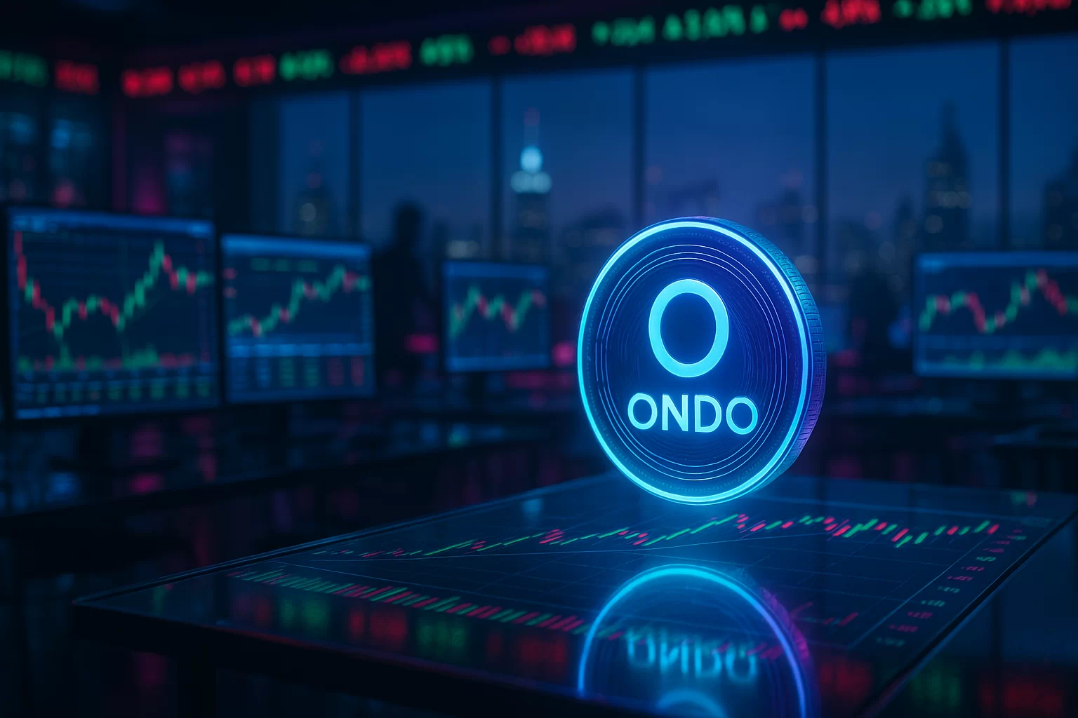 Large ONDO wallet transfers hit Binance, Coinbase, and Gate as $0.24 support tested